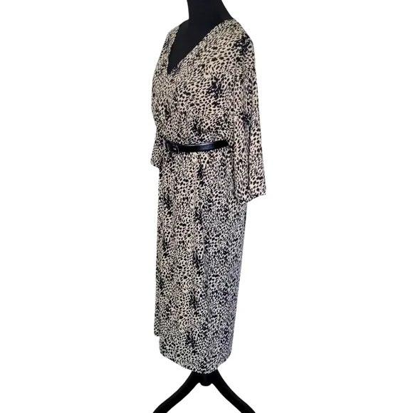 Zara Deep Vneckiline Drop Waist Maxi Dress - Picture 4 of 8